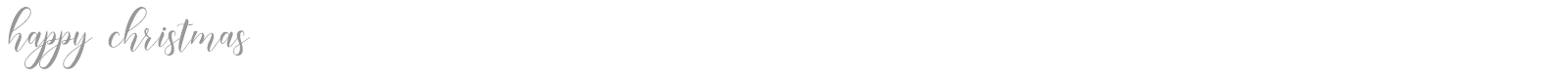 Happy Christmas font preview
